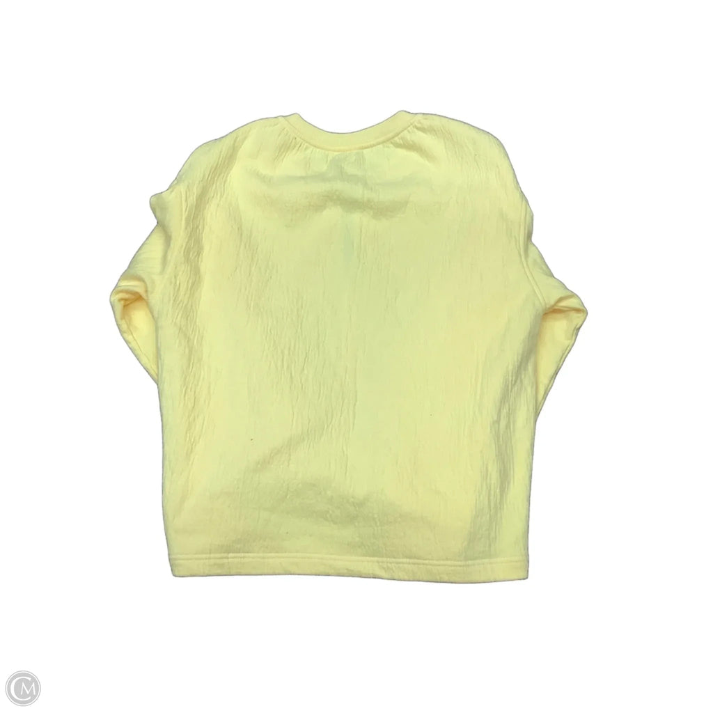 Sweatshirt Crewneck By Aerie In Yellow, Size: Xs