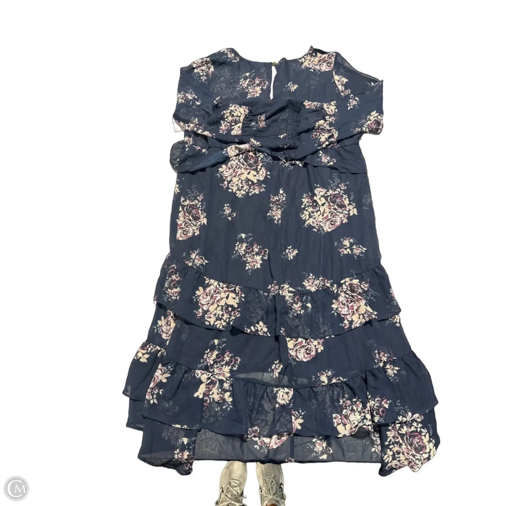 Dress Casual Maxi By Xhilaration In Blue, Size: Xxl