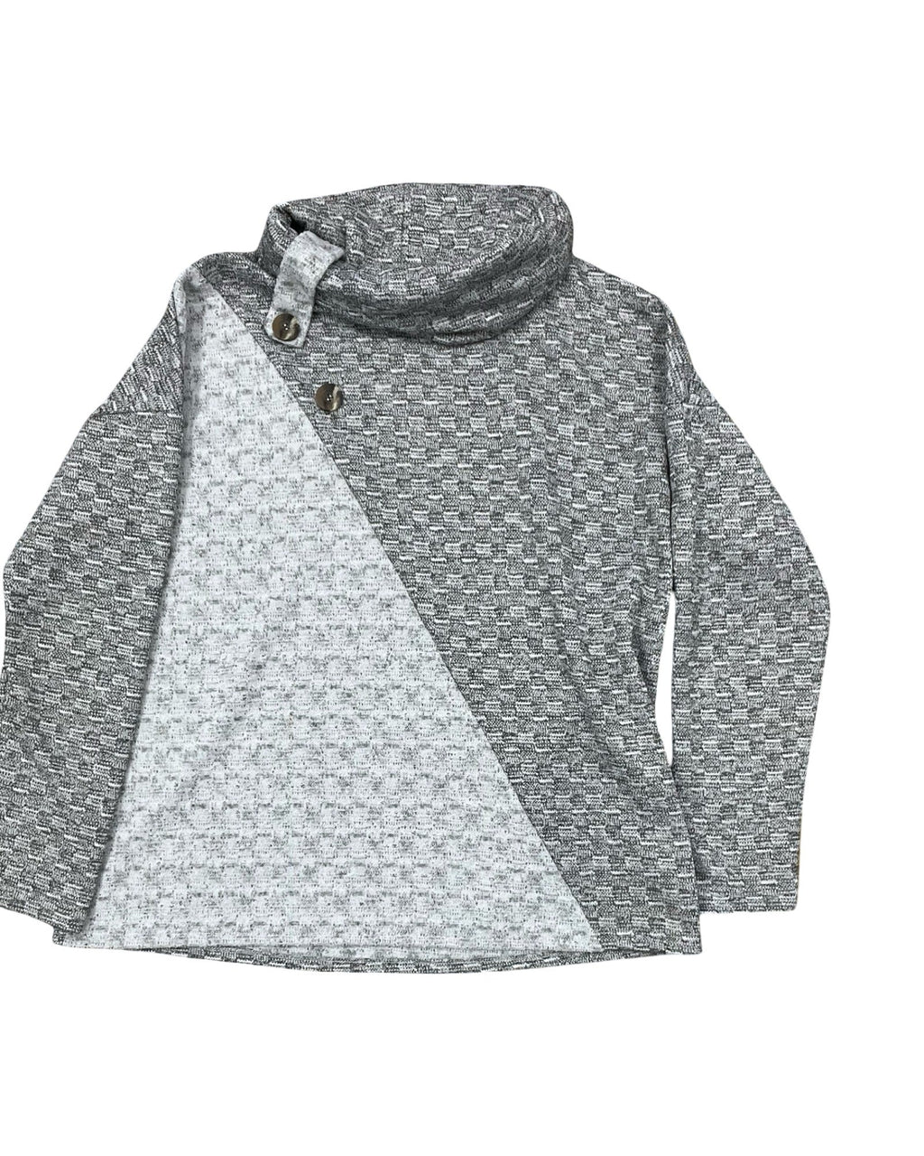 Sweater By Haptics In Grey, Size:M