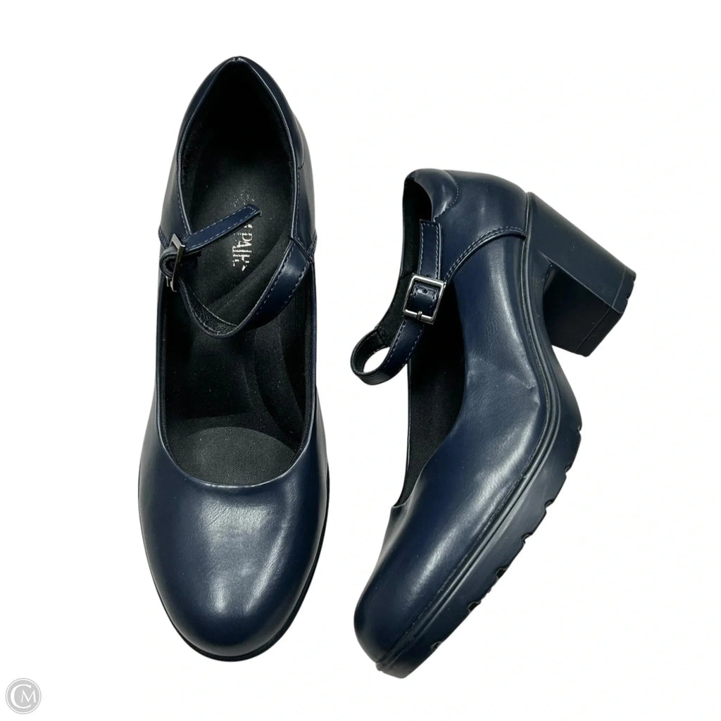 Shoes Heels Block By Dream Pairs In Navy, Size: 7