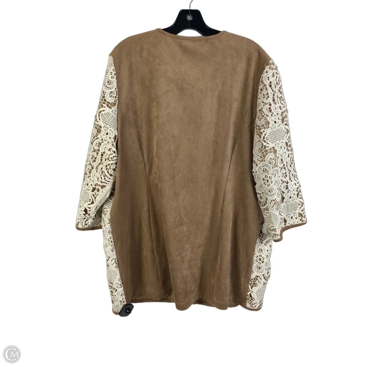 Cardigan By Chicos In Cream, Size: 16/18 XL