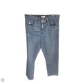 Jeans Straight By Loft In Blue Denim, Size: 14