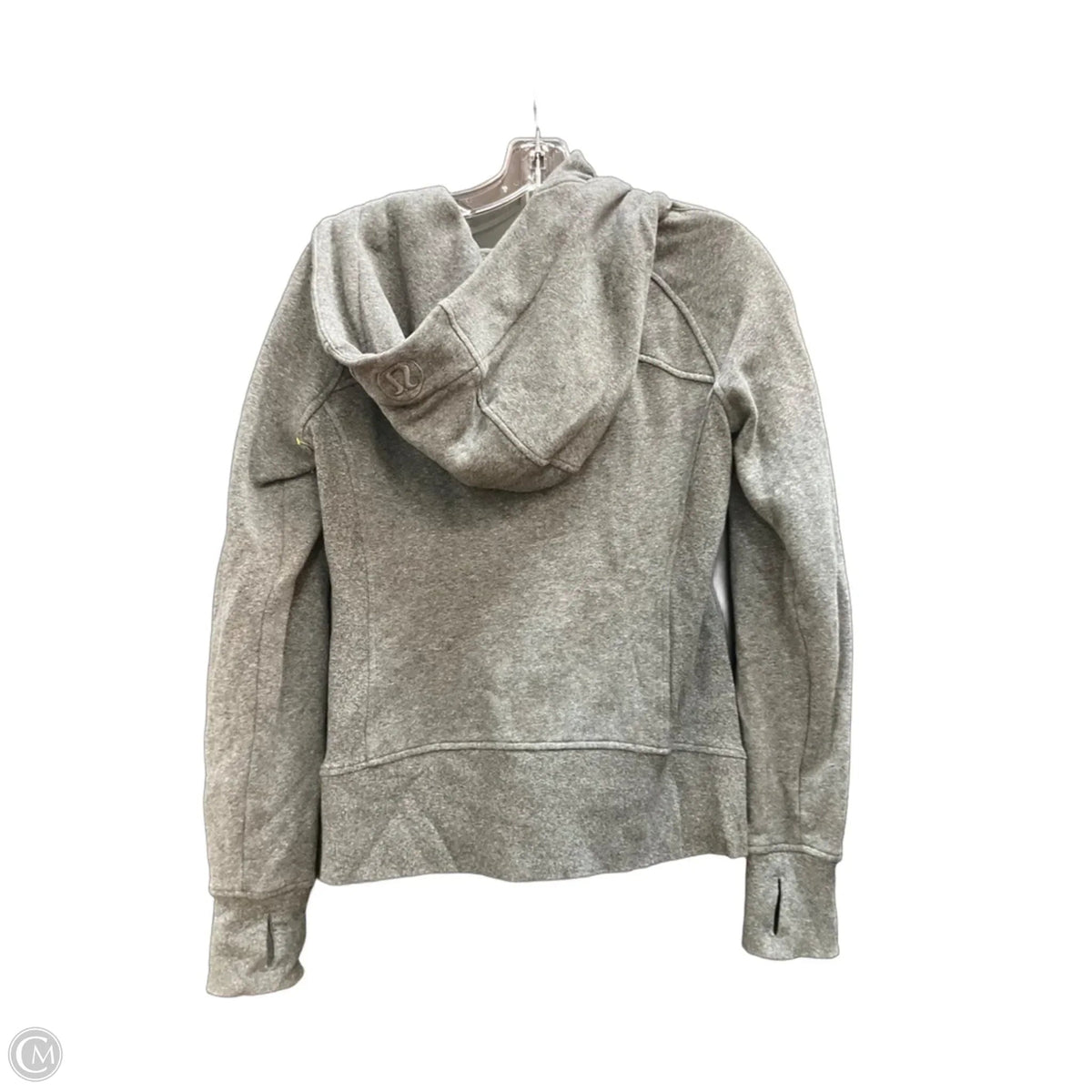 Sweatshirt Hoodie By Lululemon In Grey, Size: 6