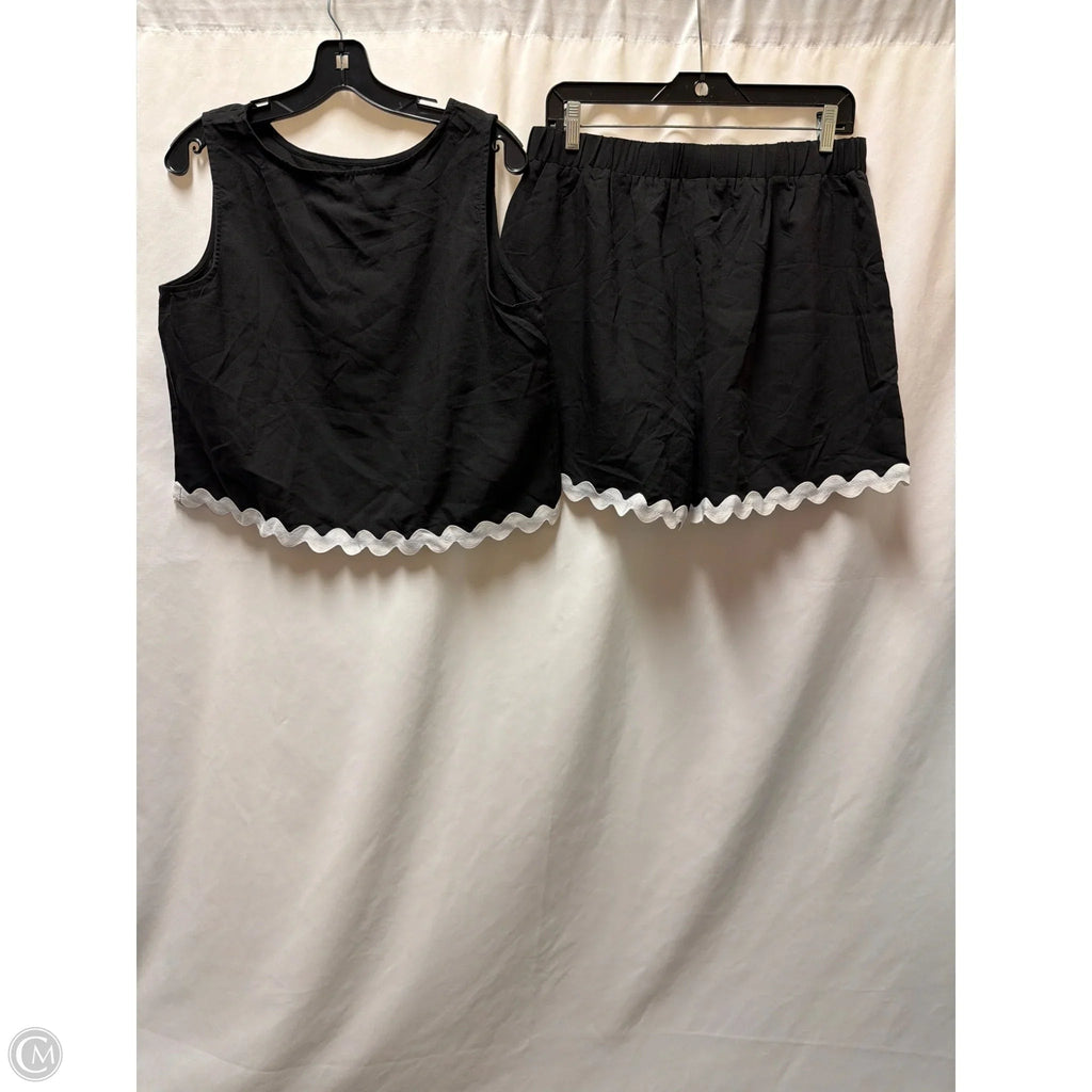 Shorts Set By Prettygarden In Black, Size: L
