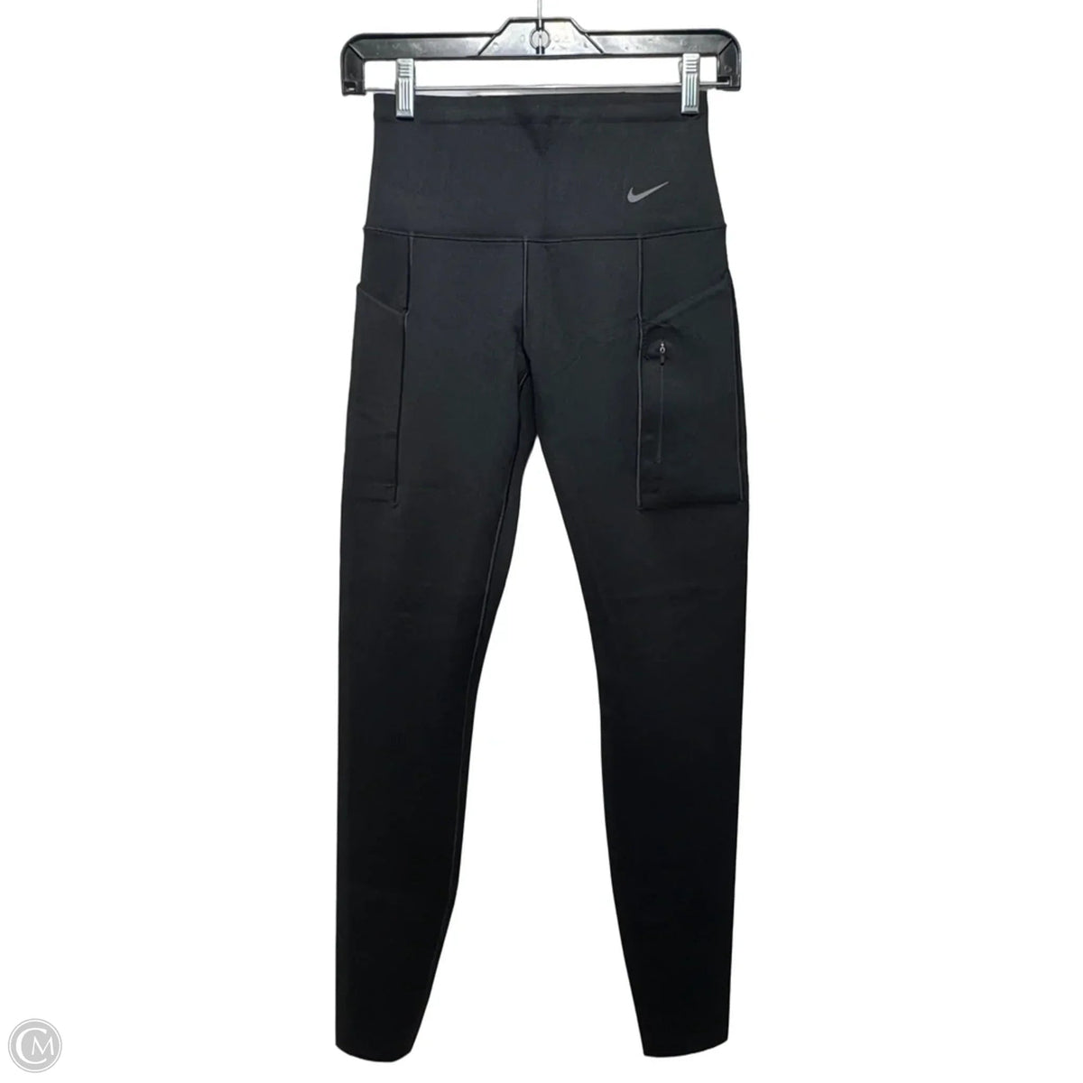 Athletic Leggings By Nike Apparel In Black, Size: S