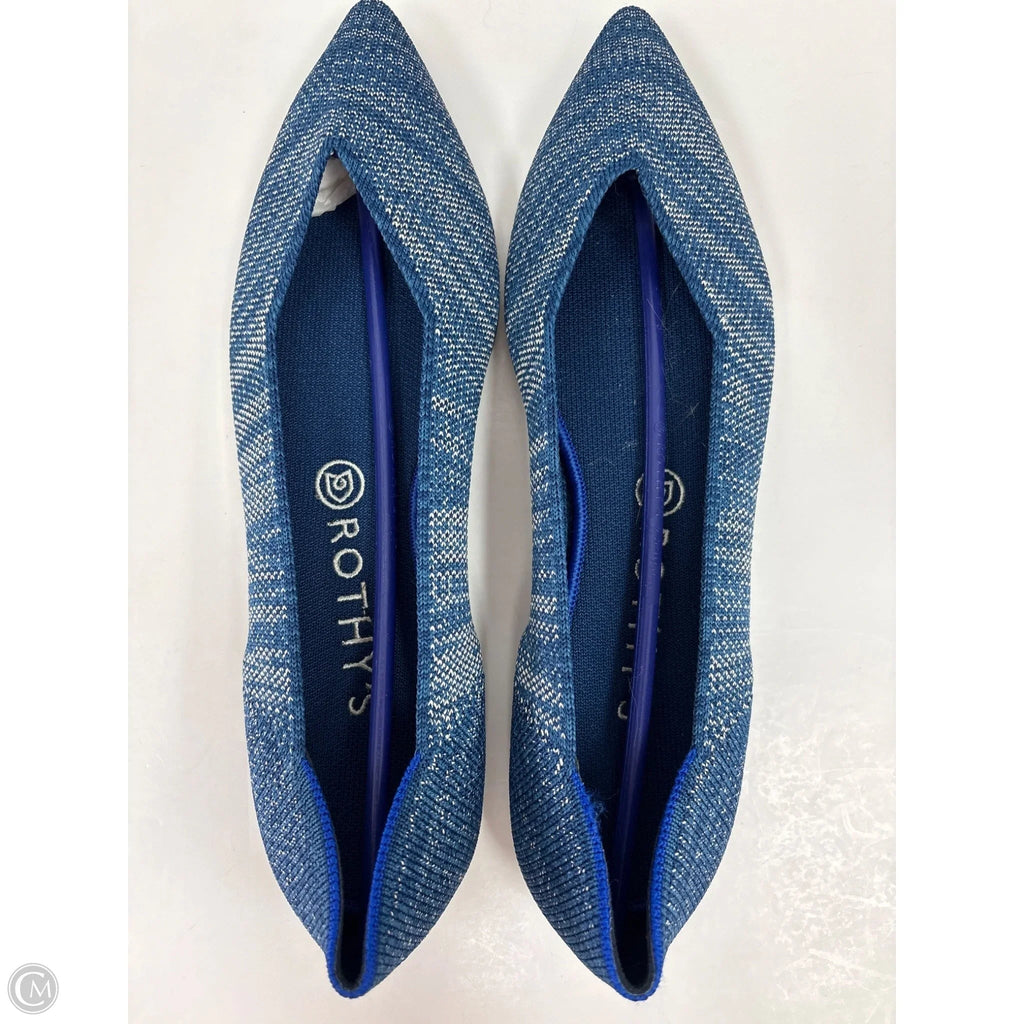 Shoes Flats By Rothys In Blue, Size: 10.5