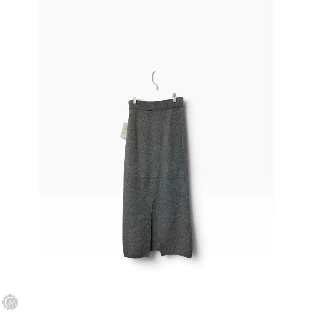 Skirt Maxi By A New Day In Grey, Size: S