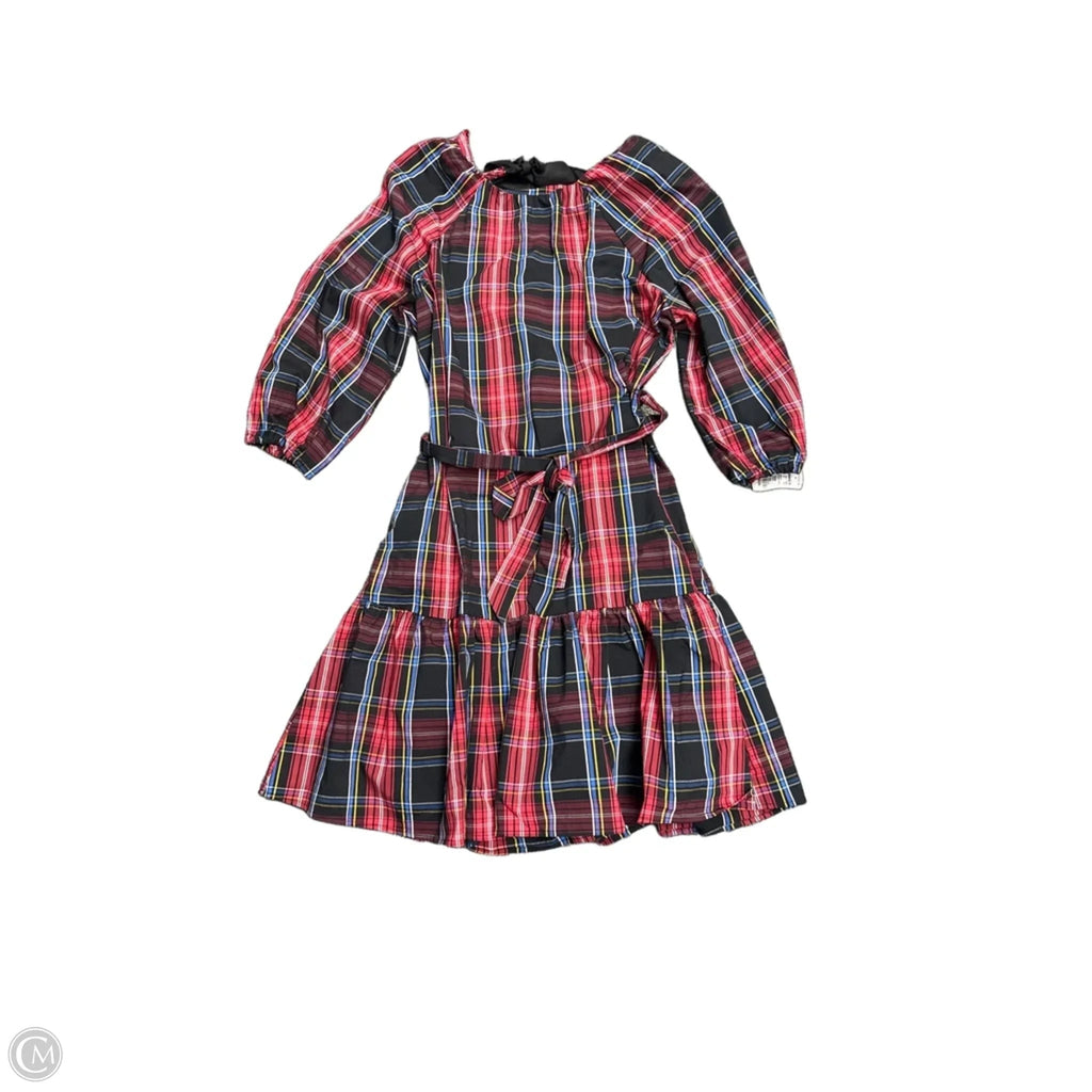 Dress Party Long By Draper James Rsvp In Plaid Pattern, Size: Xl