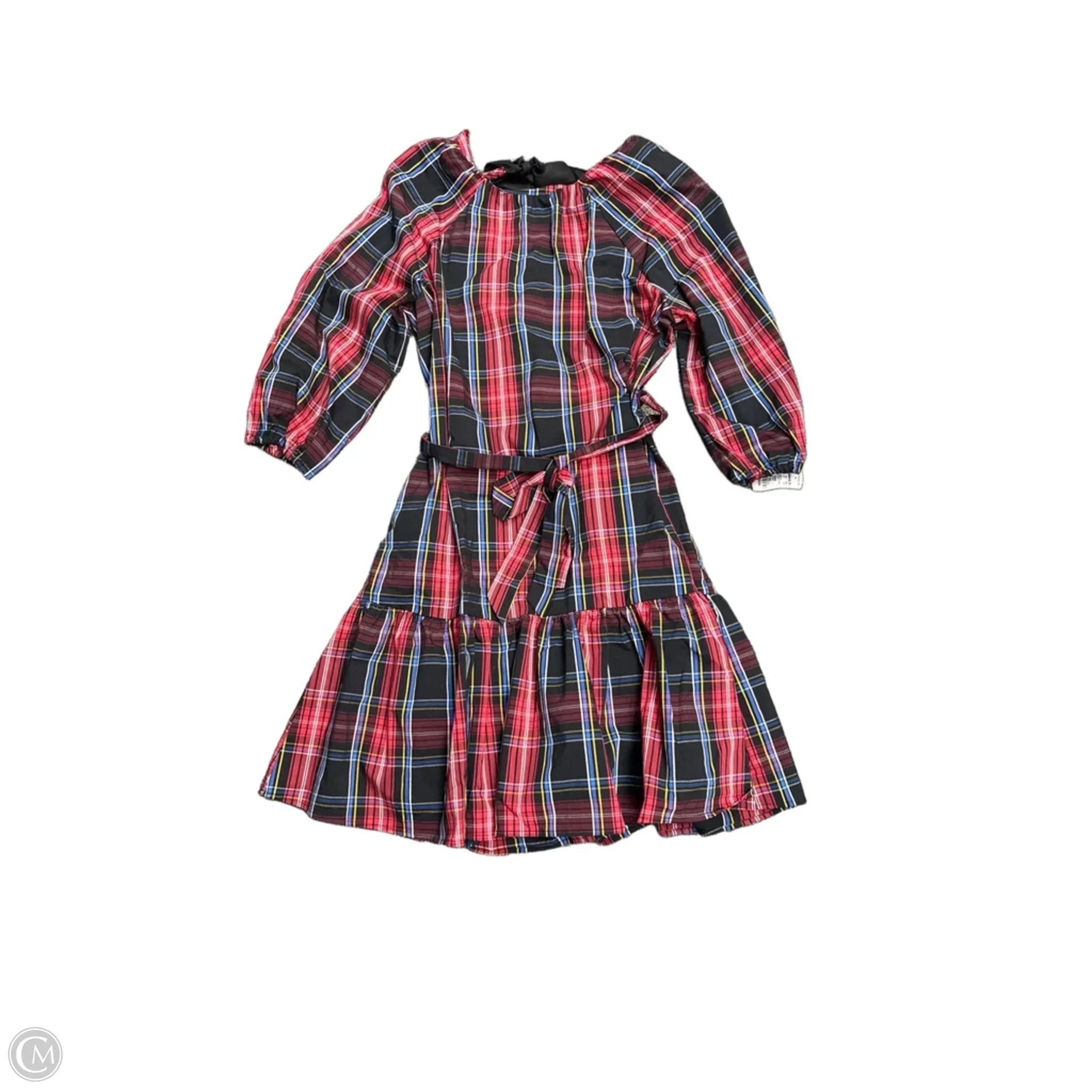 Dress Party Long By Draper James Rsvp In Plaid Pattern, Size: Xl