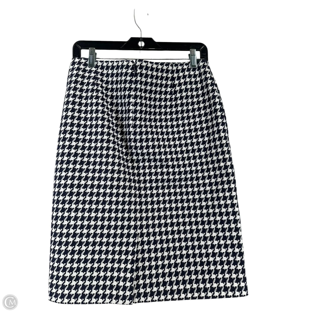 Skirt Mini & Short By Talbots In Black & White, Size: 6p