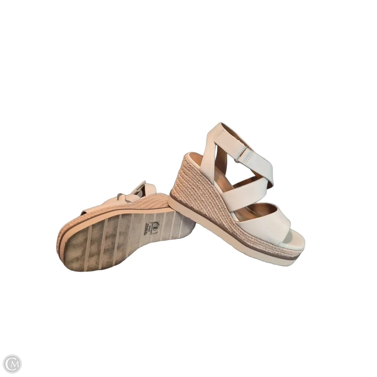 Sandals Heels Block By Soda In Tan, Size: 6