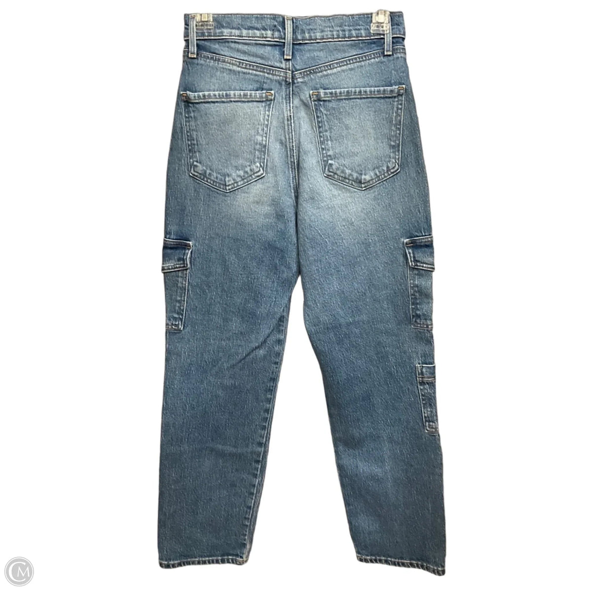 Jeans Straight By Express In Blue Denim, Size: 2