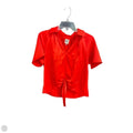 Top Short Sleeve By Anne Klein In Orange, Size: S
