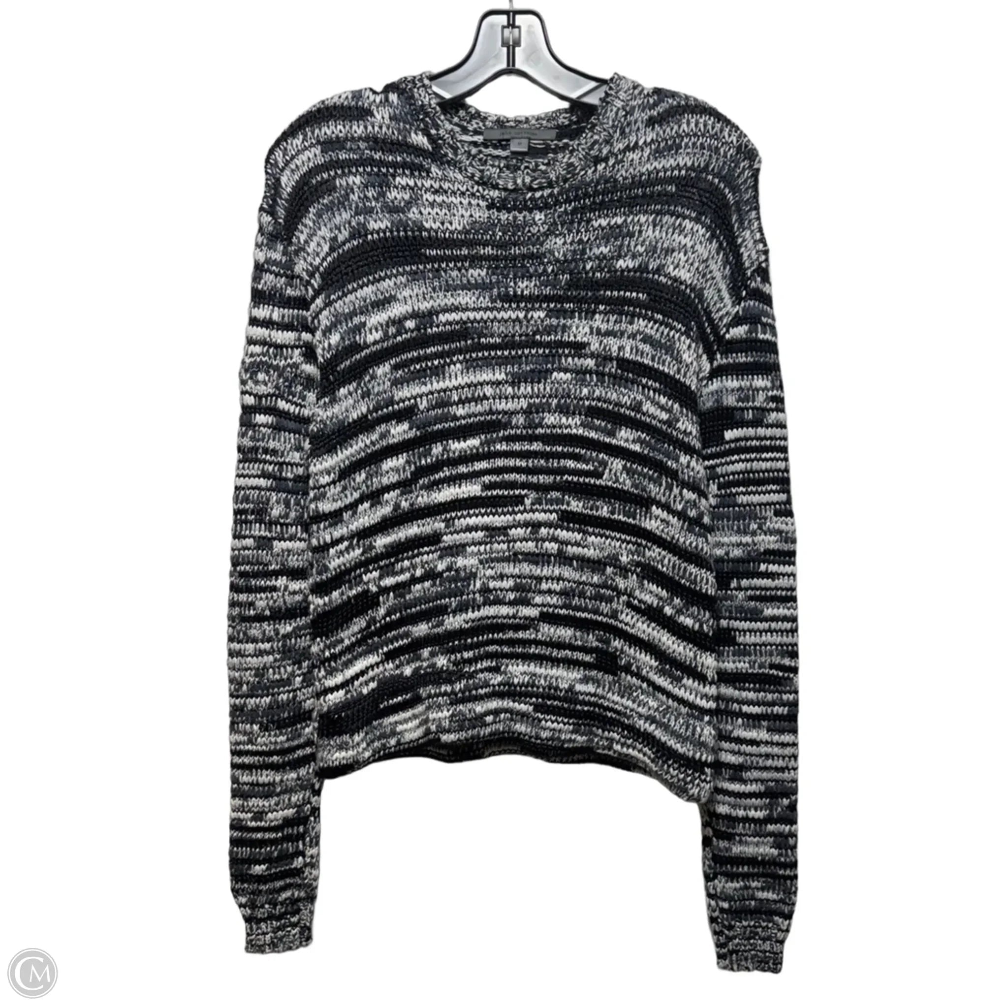 Sweater By John Varvatos In Black & White, Size: M