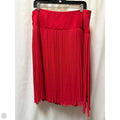 Skirt Midi By Lane Bryant In Red, Size: Xl