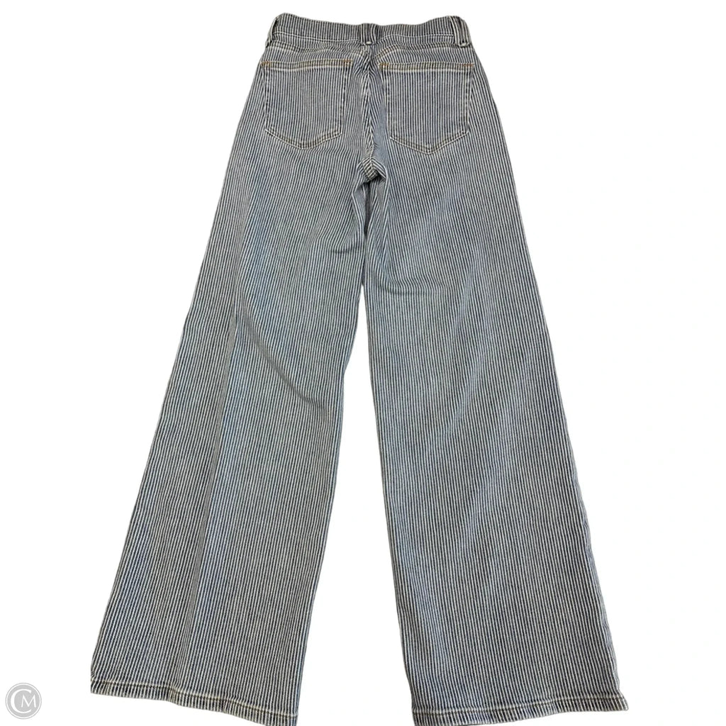 Jeans Wide Leg By Evereve In Blue Denim, Size: 0