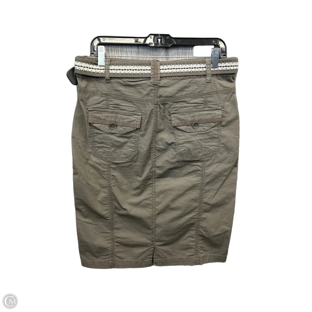 Skirt Maxi By Clothes Mentor In Grey, Size: 8