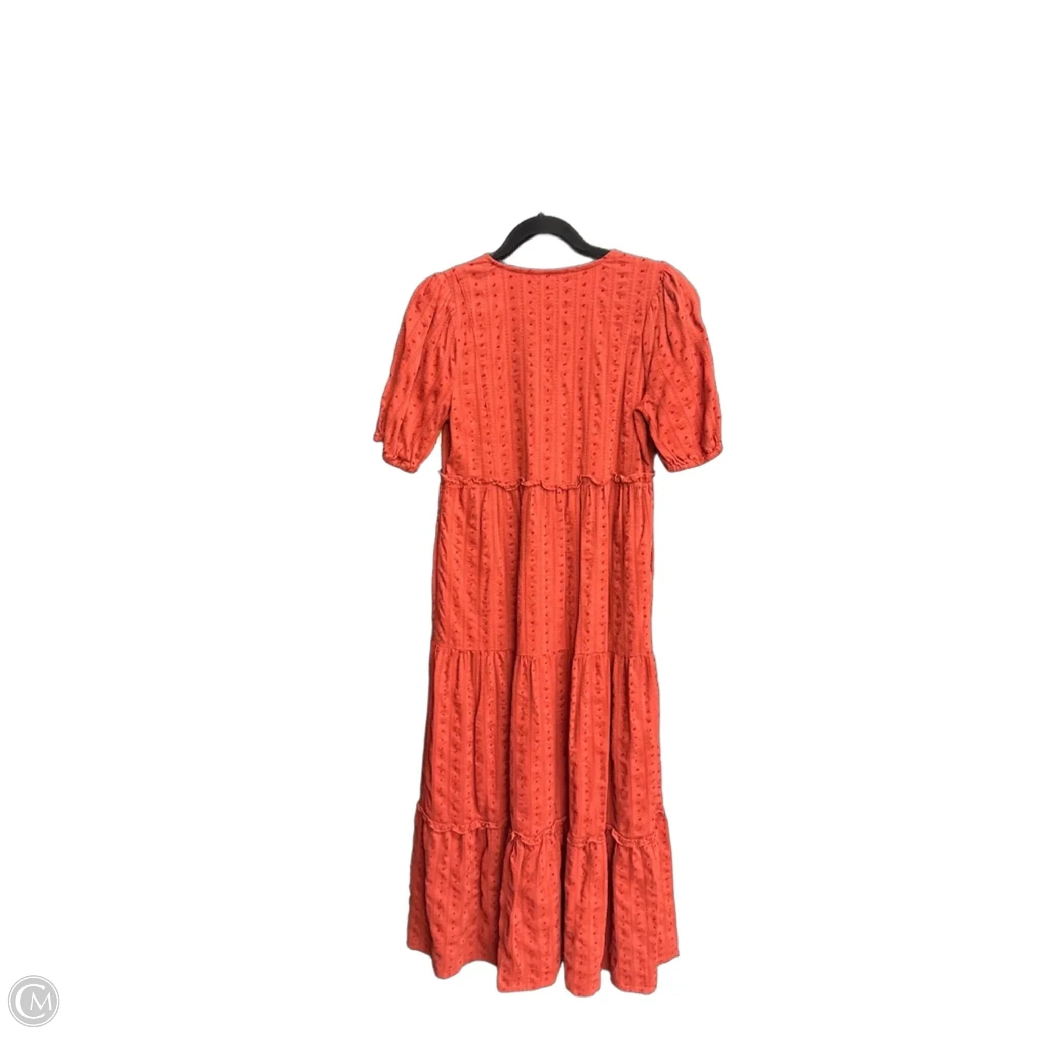 Dress Casual Maxi By Time And Tru In Orange, Size: Xs
