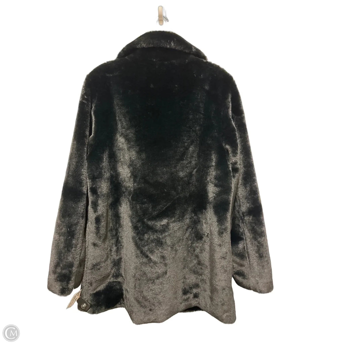 Coat Faux Fur & Sherpa By Cma In Black, Size: M