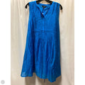 Dress Casual Midi By Banana Republic In Blue, Size: M