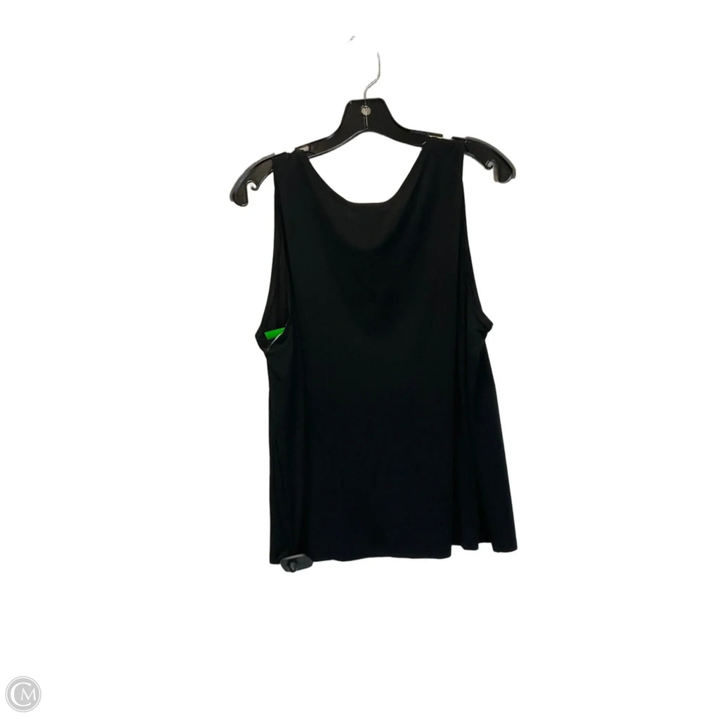 Top Sleeveless Basic By Eileen Fisher In Black, Size: L