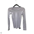 Athletic Top Long Sleeve Crewneck By Lululemon In Purple, Size: 0
