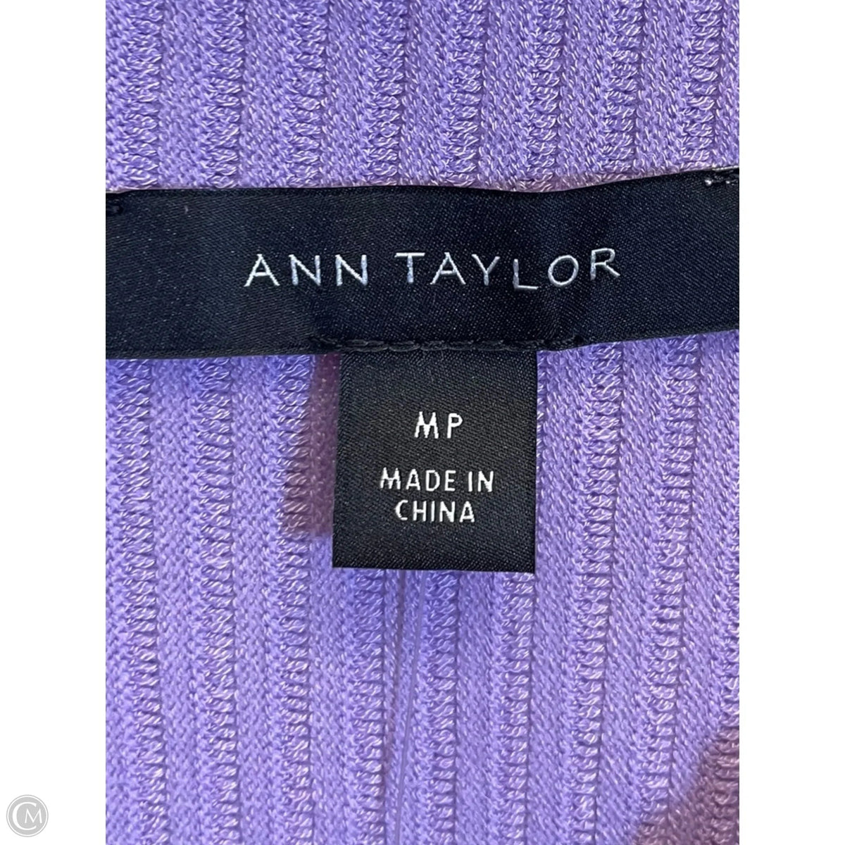 Dress Casual Midi By Ann Taylor In Purple, Size: Mp