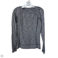 Athletic Top Long Sleeve Crewneck By Lululemon In Black, Size: 6