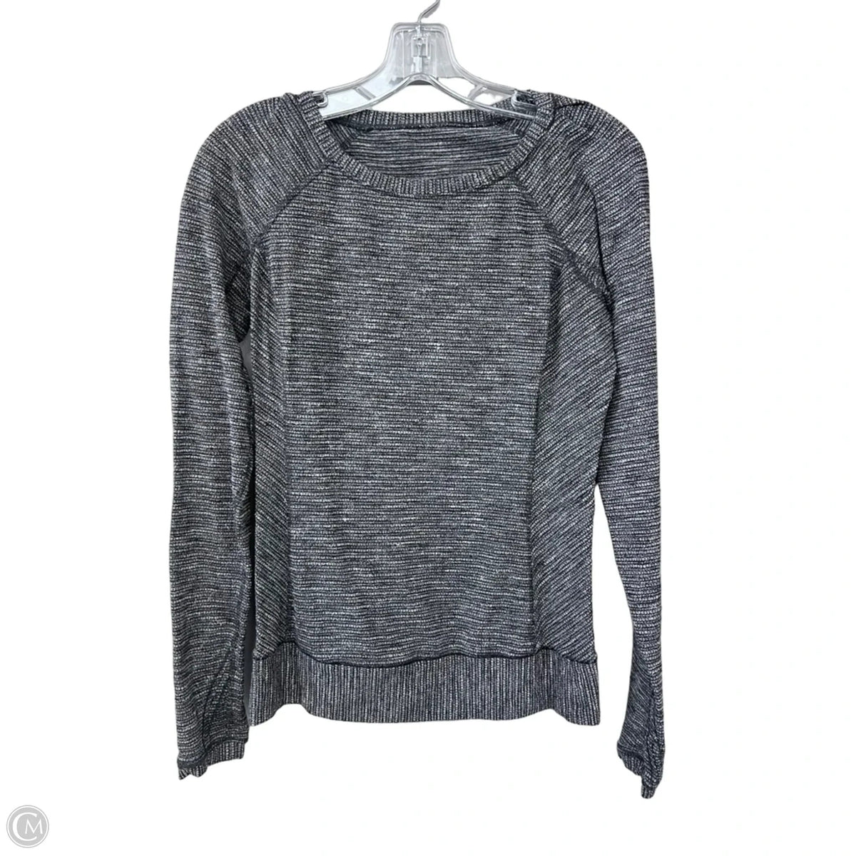 Athletic Top Long Sleeve Crewneck By Lululemon In Black, Size: 6
