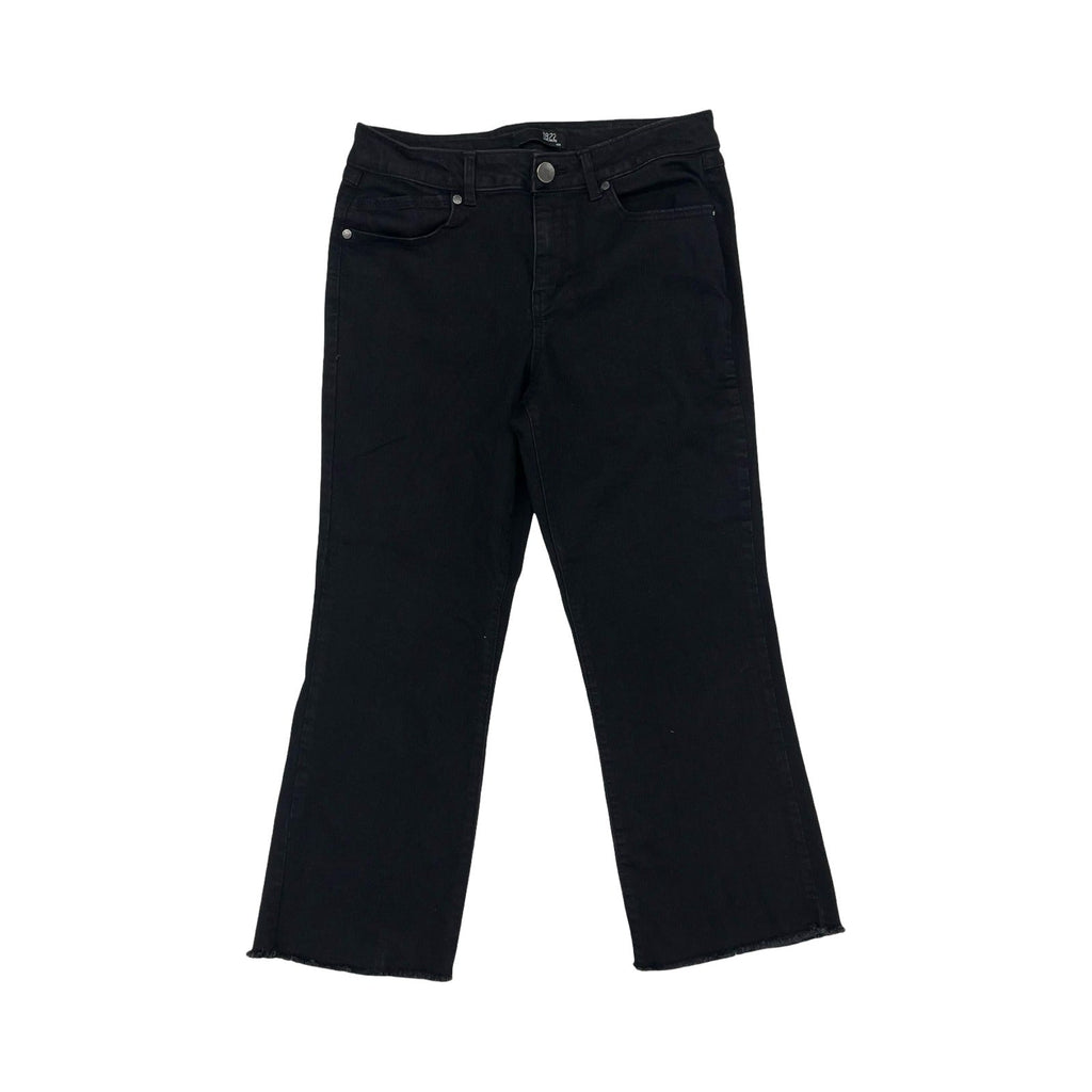 Jeans Cropped By 1822 Denim In Black Denim, Size:10