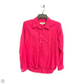 Top Long Sleeve By Loft In Pink, Size: Mp