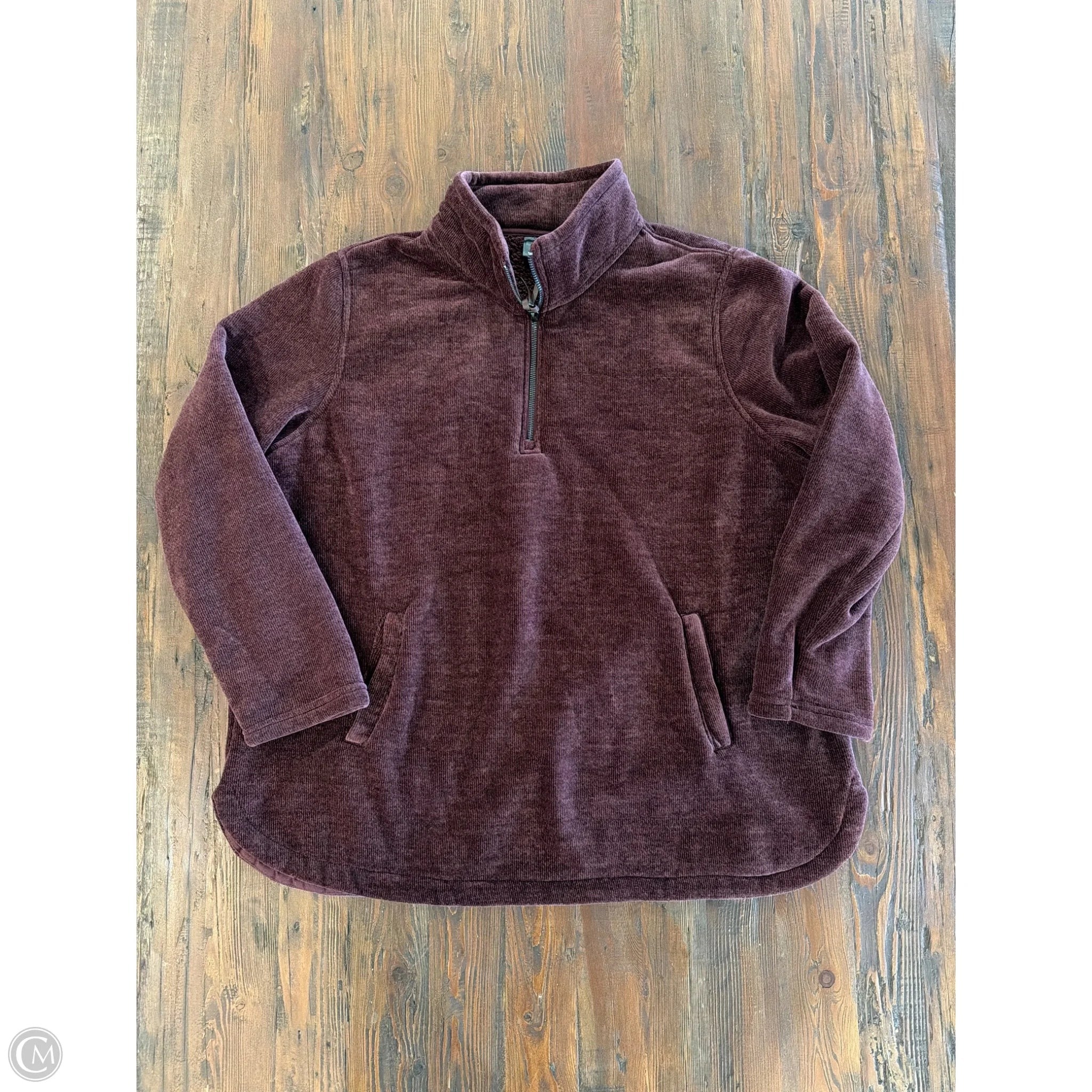 Sweatshirt Collar By 32 Degrees In Brown, Size: 1x