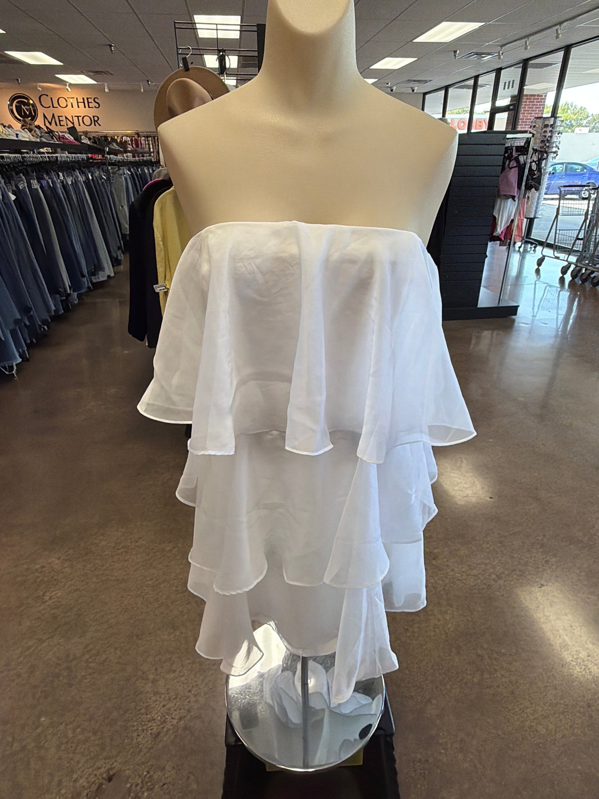 Dress Party Short By Abercrombie And Fitch In White, Size:L