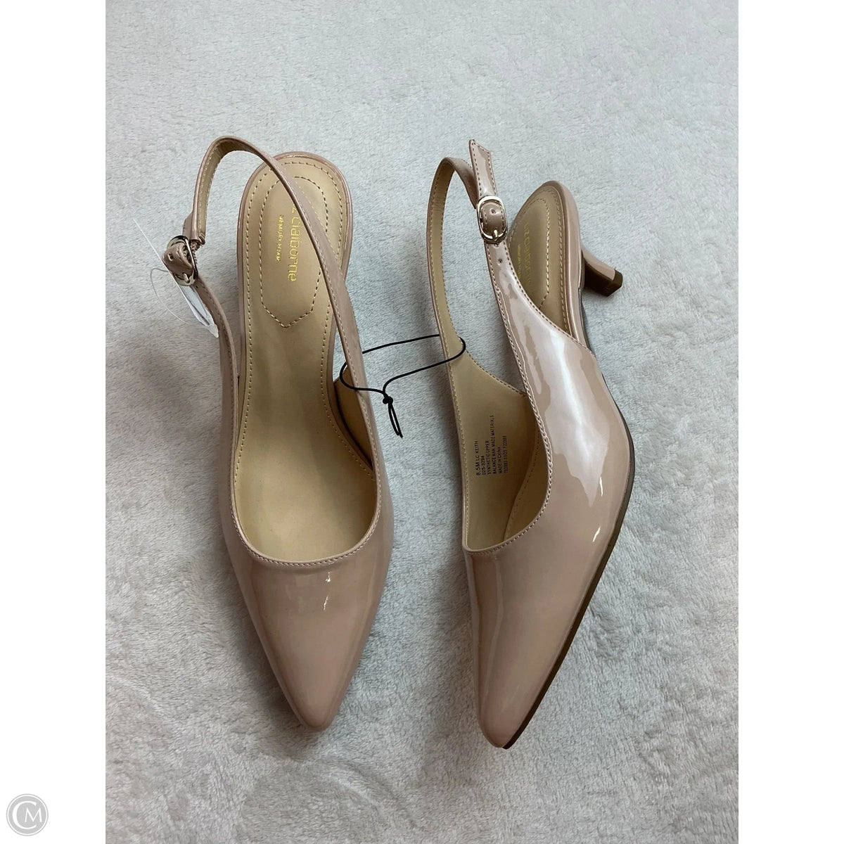 Shoes Heels Kitten By Liz Claiborne In Cream, Size: 8.5