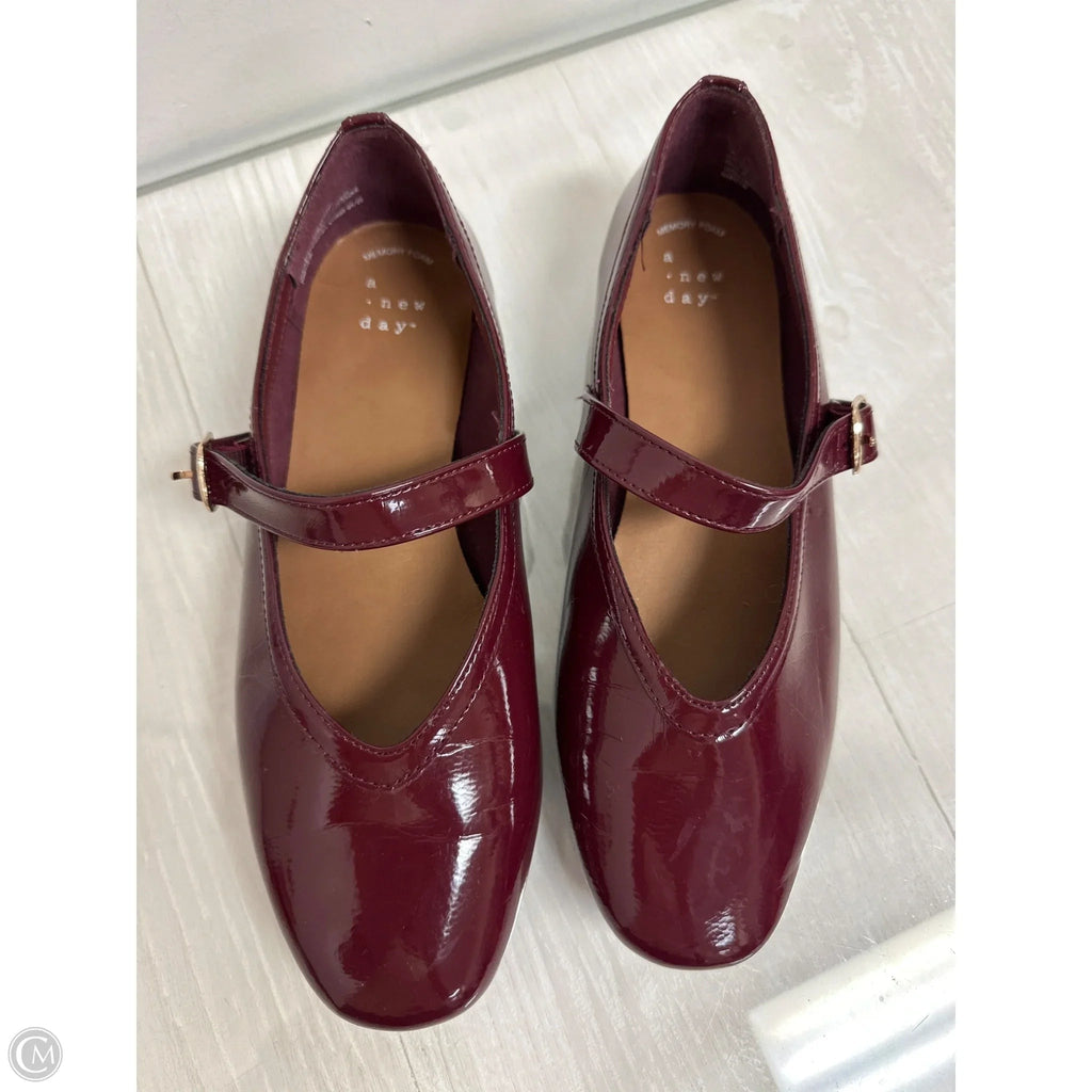 Shoes Flats By A New Day In Red, Size: 6