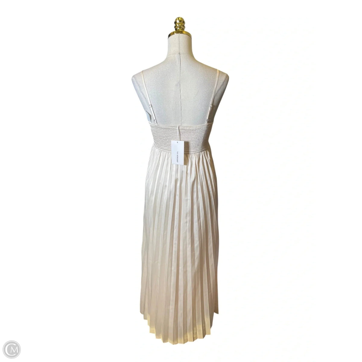 Dress Casual Midi By By The River In Tan, Size: S