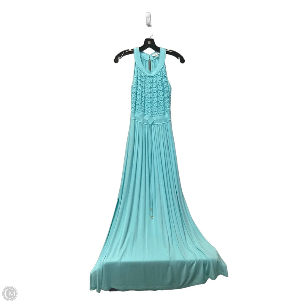 Dress Casual Maxi By Calvin Klein In Blue, Size: 4