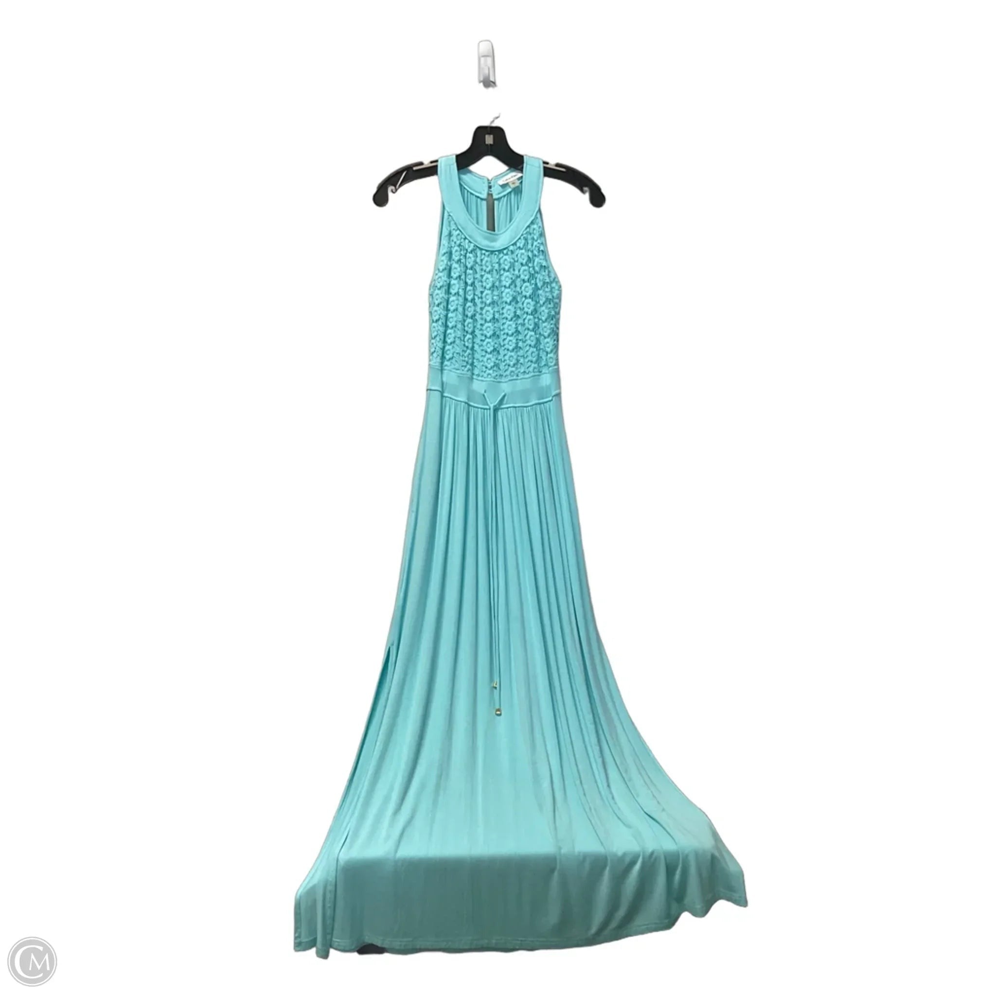 Dress Casual Maxi By Calvin Klein In Blue, Size: 4