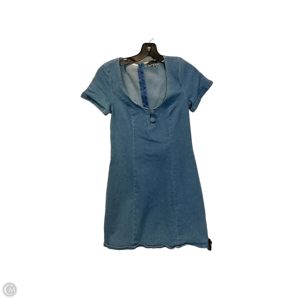 Dress Casual Short By Blue Blush In Blue Denim, Size: S