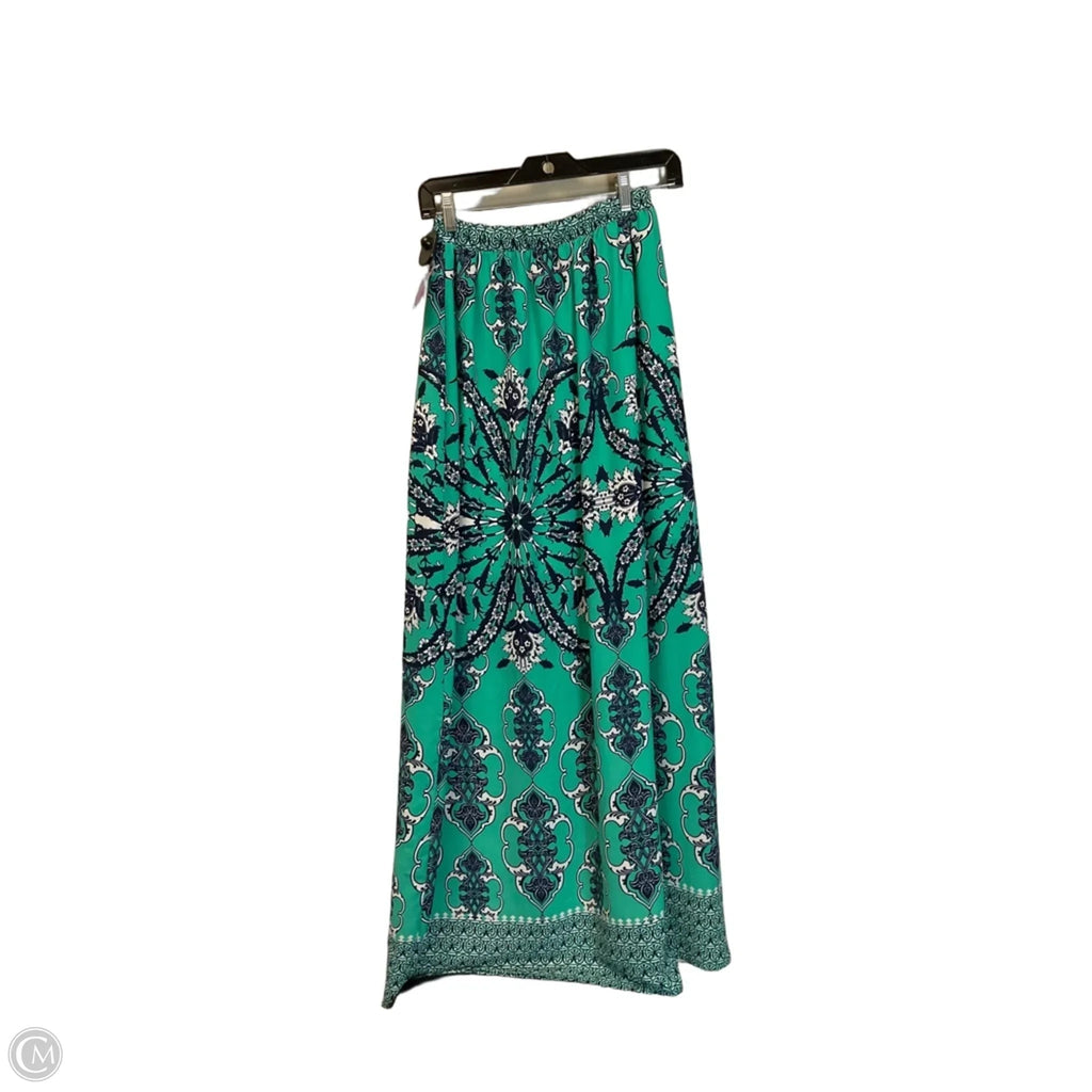 Skirt Maxi By Peach Love Cream California In Green, Size: S