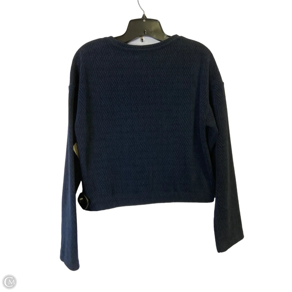 Top Long Sleeve By 90 Degrees By Reflex In Navy, Size: S