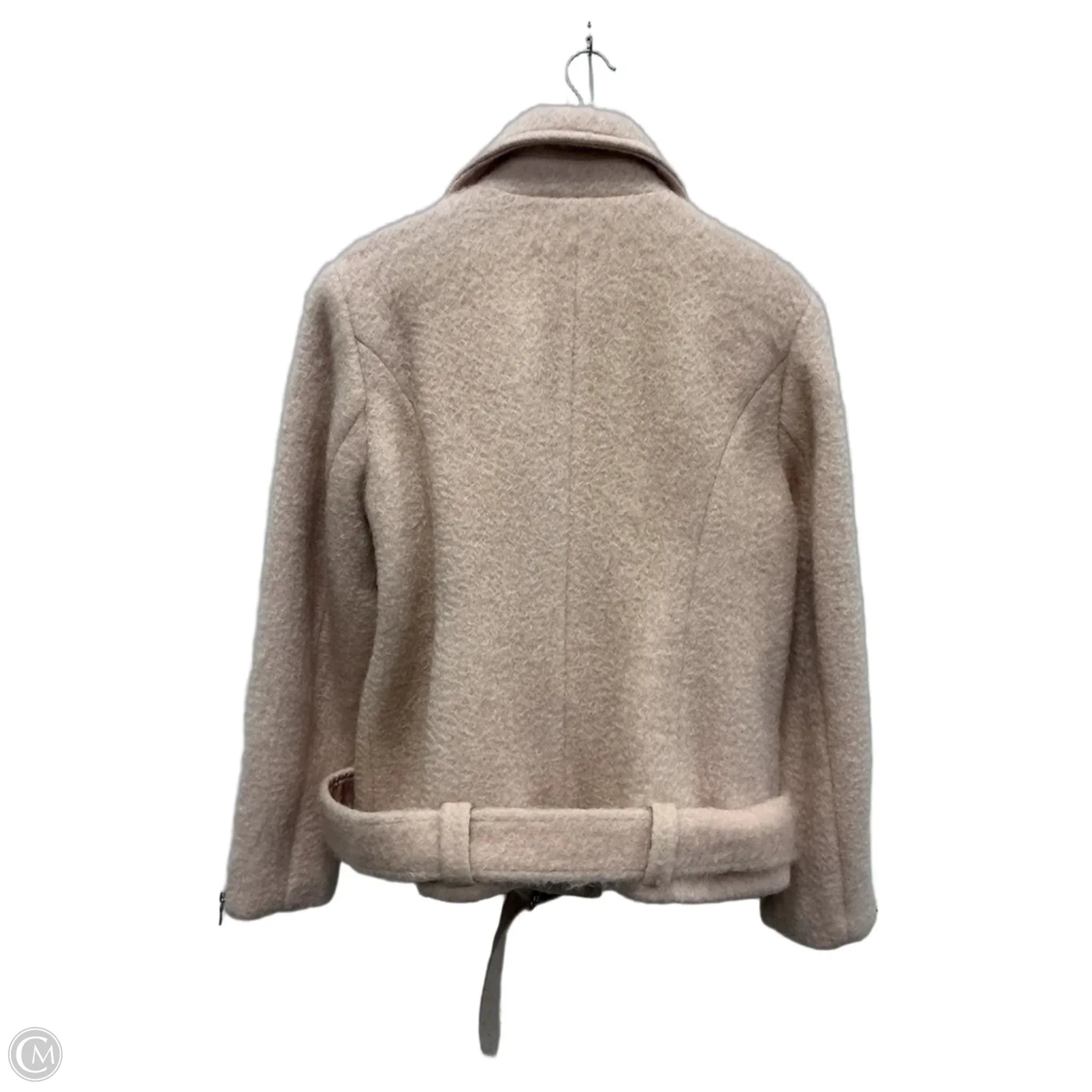 Coat Wool By Express In Pink, Size: L