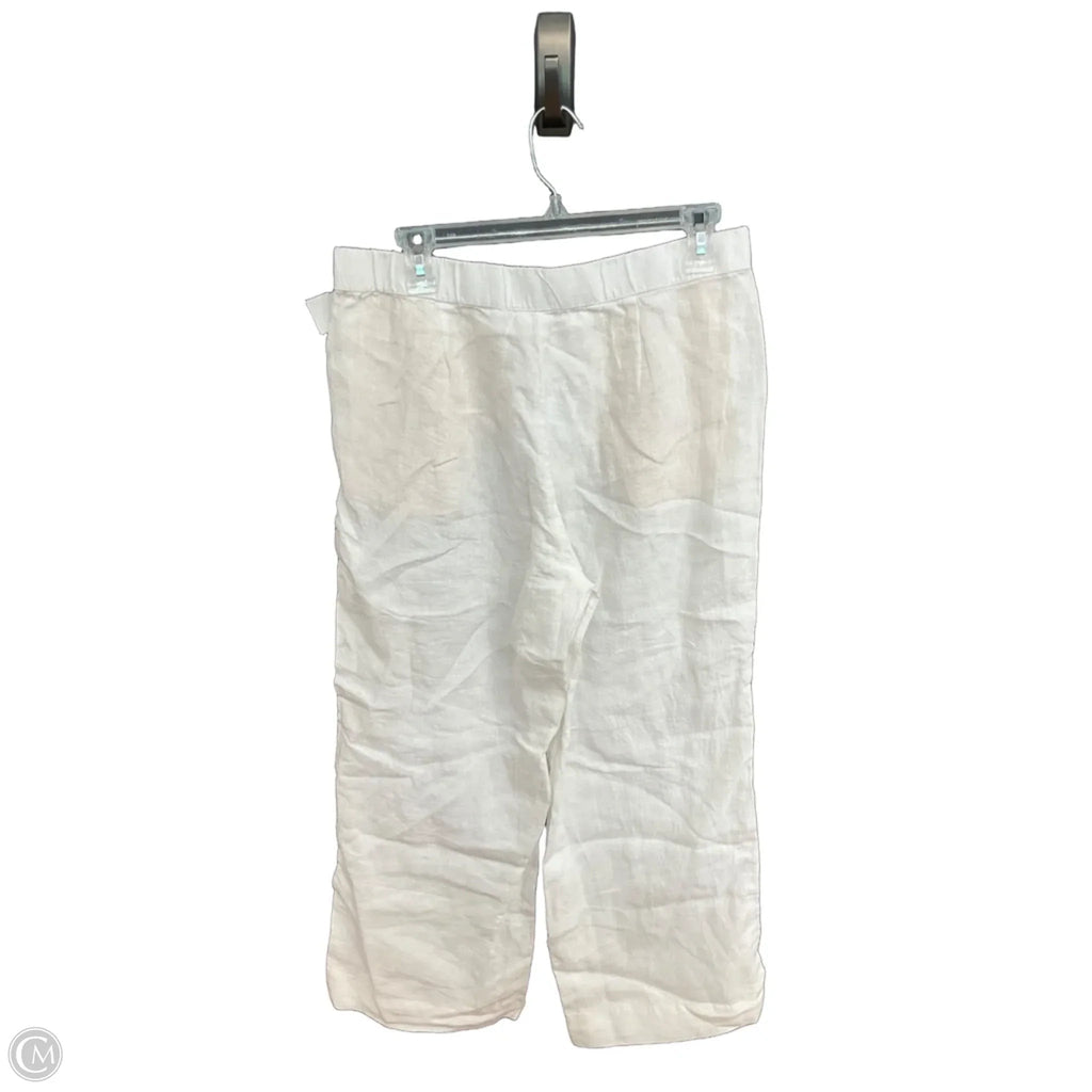 Pants Linen By J. Jill In White, Size: 6l