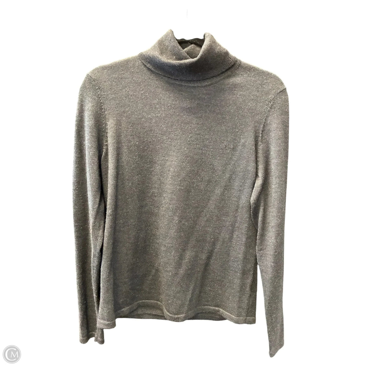 Top Long Sleeve By Lauren By Ralph Lauren In Grey, Size: M