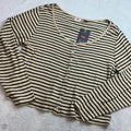Top Long Sleeve Basic By Levis In Striped Pattern, Size: Xxl
