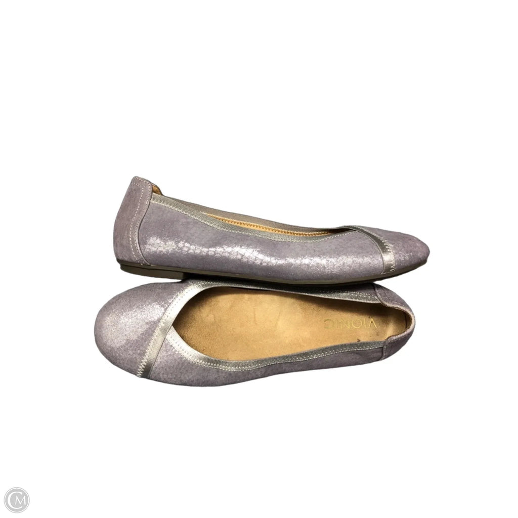 Shoes Flats By Vionic In Purple, Size: 8.5