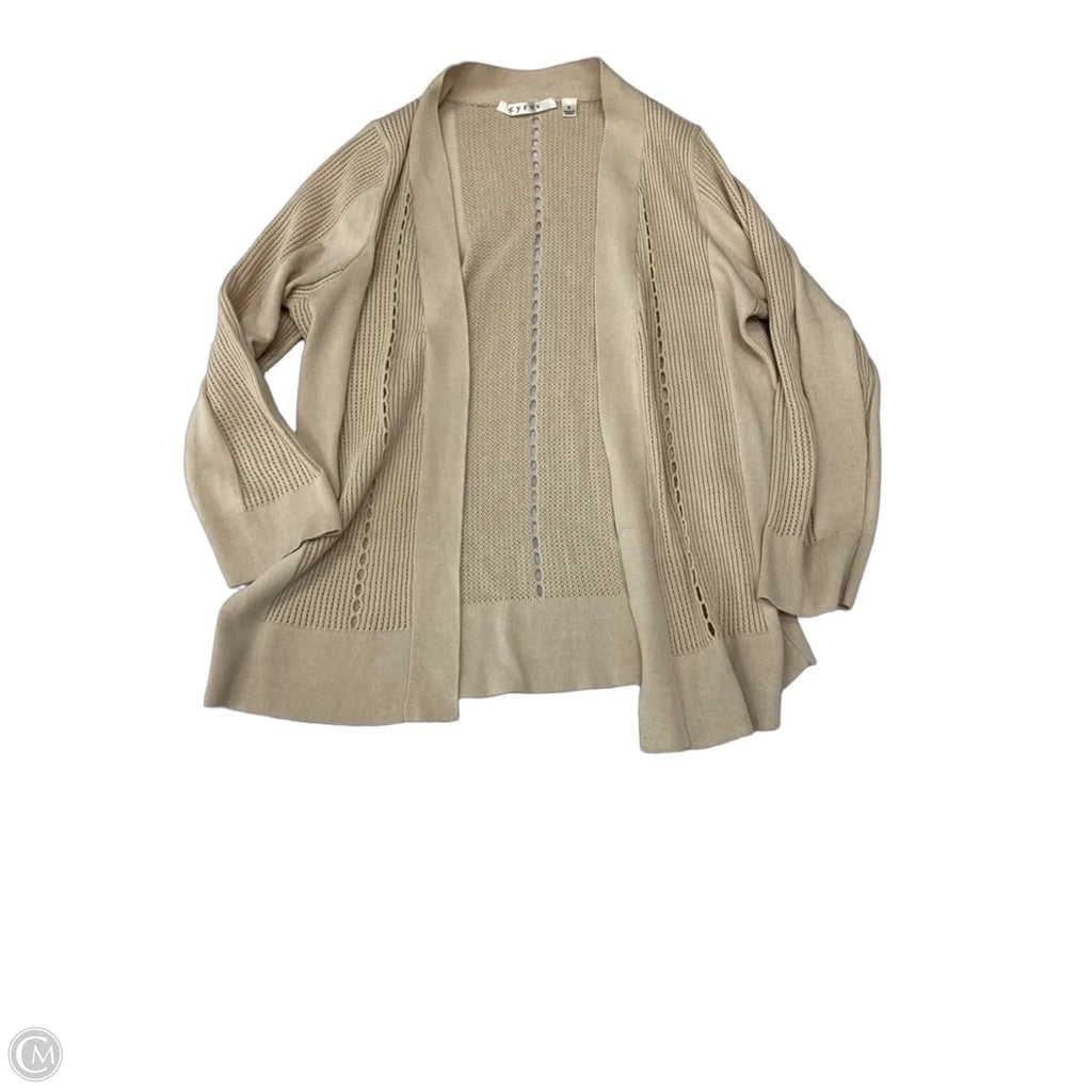 Cardigan By Cyrus In Tan, Size: S