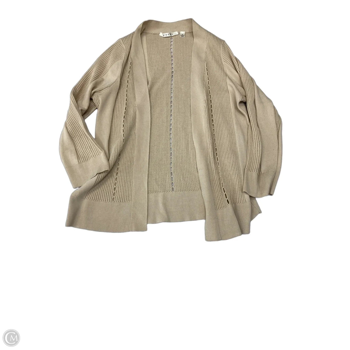 Cardigan By Cyrus In Tan, Size: S