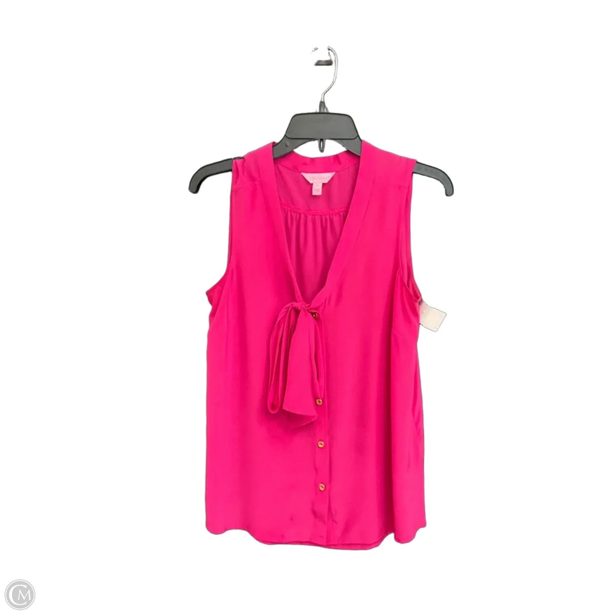 Top Sleeveless Designer By Lilly Pulitzer In Pink, Size: S