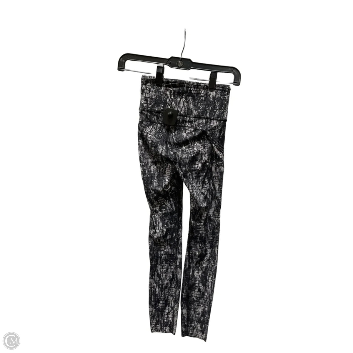 Athletic Leggings By Lululemon In Black & White, Size: 0